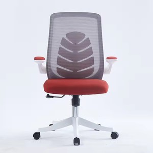 Sedia da Ufficio Direzionale Girevole <span class=keywords><strong>Ergonomica</strong></span> con Supporto Lombare, Design Moderno, in Tessuto e Rete, per <span class=keywords><strong>Scrivania</strong></span> Computer - Product Image 3