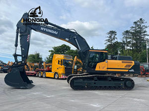 Excavatrice sur chenilles Hyundai 220LC-9 d'occasion d'origine coréenne, 48 tonnes, moteur et pompe testés et inspectés - Product Image 4