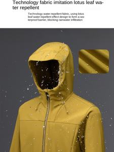 <span class=keywords><strong>Pull</strong></span> cardigan chaud à coquille souple pour hommes et femmes pour l'hiver nouveau printemps imperméable coupe-vent extérieur <span class=keywords><strong>alpinisme</strong></span> Camping fermeture éclair - Product Image 6