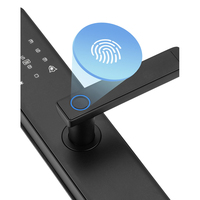 Serrure de porte intelligente à empreinte digitale et mot de passe, entrée sans clé, Tuya TTlock, serrure de porte électronique, Cerradura Inteligente, pour la maison