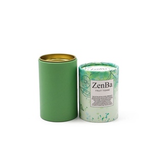 Biodegradable Customized Printed Food-grade Paper Cans Round Paper Tube Packaging Boxed Ice CreamTea Paper Box <b>Containers</b> - Product Image 2