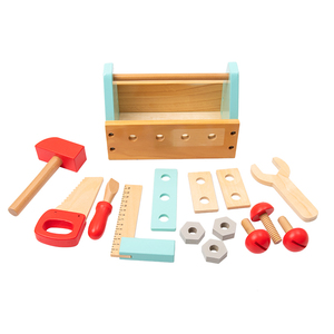 Commiki Chất Lượng Cao Trẻ Em Tùy Chỉnh Đầy Màu Sắc Hộp Công Cụ Giáo Dục Đồ Chơi Bằng Gỗ Tự Làm Công Cụ Xây Dựng Hộ Gia Đình Công Cụ Thiết Lập Hộp Đồ Chơi - Product Image 3