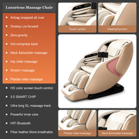 Fauteuil de massage premium inclinable avec design compact, zéro gravité et rail SL, pour une expérience de relaxation