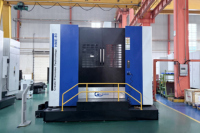 Centre d'usinage horizontal CNC HMC GUOSHENG HME80S à poste unique pour fraisage, perçage, alésage et ébavurage