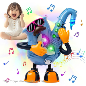 Sept 2025 Xu Hướng Điện Nhảy Múa Sax Đồ Chơi Bé <span class=keywords><strong>Robot</strong></span> Toddler Trẻ Em Âm Nhạc Tương Tác Giáo Dục Đồ Chơi Với Ánh Sáng Và Âm Thanh - Product Image 1