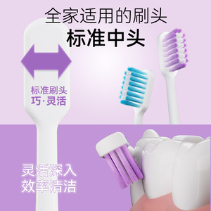 แปรงสีฟันขนนุ่ม แพ็ค 4 ชิ้น แปรงสีฟันแบบใช้มือสำหรับผู้ใหญ่ คุณภาพสูง ดูแลสุขภาพช่องปากอย่างสะอาด - Product Image 4
