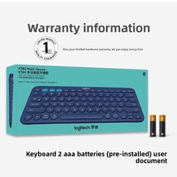 Orijinal Logitech K380 Çoklu Cihaz Klavyesi (MAC için), MacOS Bilgisayarlar, iPad ve iPhone için Basit Klavye
