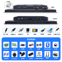 Panel PC todo en uno industrial personalizado 10 \ "10,1 \" 15 \ "15,6 \" Android Aerospace Phoenix GPIO para industria aeroespacial
