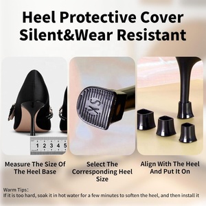 Cubiertas Antideslizantes para Tacones, Protectores de Tacones de Repuesto, Tapas para Tacones Altos para Grava, Zonas Húmedas y Eventos al Aire Libre - Product Image 5