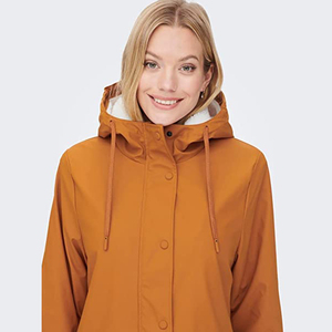 Fashion Warm Liner <strong>Parker</strong> Raincoat New Casual Winter Jacket <strong>Women</strong> Long Hooded Parka Fur Collar Long Rain Coat - Product Image 6