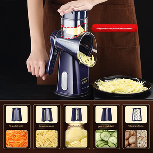 Manual Multifunction Food Vegetable Chopper Mandoline <strong>Slicer</strong> Stainless Steel <strong>Hand</strong> Rotary Cheese Grater <strong>Handle</strong> Shredder <strong>Hand</strong> Wash - Product Image 5