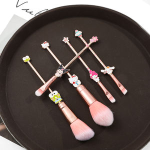 Ensemble de pinceaux de <span class=keywords><strong>maquillage</strong></span> MY Melody de dessin animé japonais, manche en métal en forme de <span class=keywords><strong>grenouille</strong></span>, pinceau pour fard à paupières, pinceau pour fond de teint, cadeau pour filles - Product Image 2