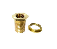 Kit de robinet de tonneau de pluie en laiton sans plomb CNClead 1/2 pouce avec raccords de cloison, marque OEM SUCCESS