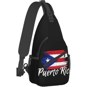 Bolso cruzado con bandera de Puerto Rico, mochila patriótica de gran capacidad para <span class=keywords><strong>viajes</strong></span>, senderismo, mochila de un solo hombro, personalizado para hombres y mujeres - Product Image 1