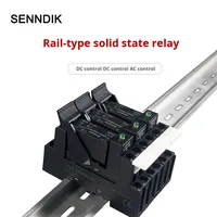 Relai Solid-State Terpasang di Rel SENNDIK SDK32-1224Z4 Set Kontrol 3A DC untuk Aplikasi Daya Rendah Tujuan Umum