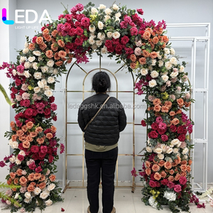 LEDA Arche de mariage artisanale en verdure et en corne, accessoires de décoration pour allée, pour Noël, la remise des diplômes et Pâques - Product Image 6