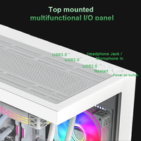 Boîtier PC Gaming ATX en Gros avec Refroidissement Liquide Haut de Gamme et Filtre Anti-Poussière Magnétique – Offre Spéciale GPU