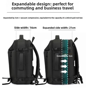 Nueva <span class=keywords><strong>Mochila</strong></span> <span class=keywords><strong>de</strong></span> <span class=keywords><strong>Viaje</strong></span> Simple y Versátil Unisex <span class=keywords><strong>de</strong></span> Poliéster Oxford, <span class=keywords><strong>de</strong></span> Gran Capacidad, para Computadora, Negocios y Viajes - Product Image 5