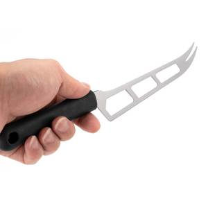 Vendita calda coltello per formaggio in acciaio inox con manico in plastica PP coltello per formaggio a pasta molle - Product Image 1