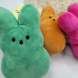 15cm paskalya tavşanı Peeps peluş oyuncaklar paskalya tavşanı Peeps dolması oyuncaklar simülasyon dolması hayvan bebek çocuklar için yumuşak yastık oyuncak