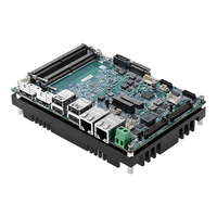 Nouvelle carte mère MS-CF19 Intel Ultra5/7 3,5 pouces SBC DDR5 RAM 96 Go Meteor Lake-U sans ventilateur, ultra basse consommation, haute performance
