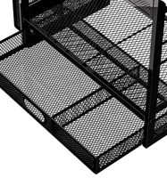 Oniya, support de rangement coulissant à 4 niveaux pour accessoires de café, pour 63 capsules grandes ou 80 capsules petites, compatible avec les dosettes K-Cup