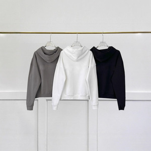 Pull à Capuche Oversize Léger Unisexe en Polaire, Épaules Tombantes, Personnalisable, Grande Taille, Hiver, Vente en Gros Dropshipping - Product Image 2