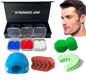 jaw exerciser lvl2, facial toner exerciser jaw line neck muscle training, ems slimming face lifting jaw exerciser for begginers