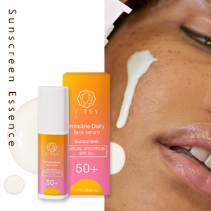 Marque privée FPS 30 50 PA ++++ Lotion anti-âge Sérum écran solaire non gras minéral hydratant à la vitamine C E - Product Image 3