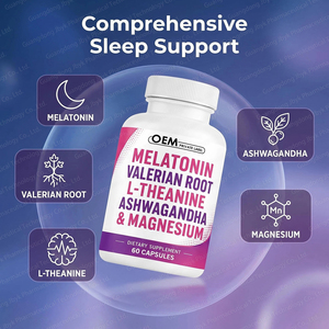 Marque privée OEM Capsules de sommeil tout en 1 mélatonine Mélatonine Ashwagandha Supplément de magnésium Mélatonine pure Tablette de poudre de <span class=keywords><strong>3</strong></span> <span class=keywords><strong>mg</strong></span> - Product Image 2
