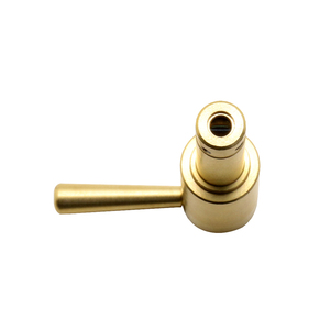 Mira Láser Roja de Calibre .22 con Alcance de 5-100 Yardas, Construcción de Latón Chapado en Oro Sin Aumento - Product Image 3