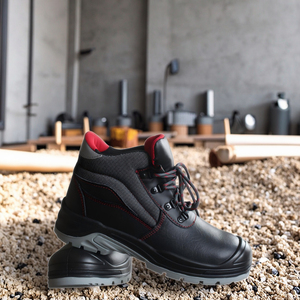 Botas de Seguridad de Alta Calidad con Puntera de Acero Anti-aplastamiento, Cuero Genuino, Protección Contra Pinchazos, Exportación <span class=keywords><strong>2026</strong></span>, Económicas - Product Image 5