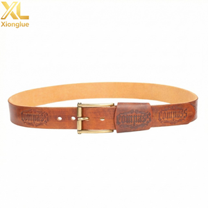 Cinturones de Cuero Genuino para Mujer, Cinturón Dorado con Tiras de Cuero Multicolor, Hebilla Clásica, Accesorio Elegante para la Cintura, para Conjuntos Versátiles - Product Image 2