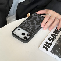 Étui de téléphone en cuir de luxe avec fentes pour cartes pour iPhone 18 17 16 15 14 13 12 11 XR XS Max 7/8 Plus, support de cartes, design en cuir, coque de téléphone