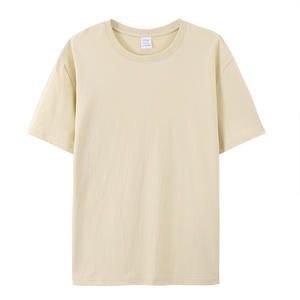 T-shirt moderne et à la mode en coton de luxe Marque personnalisée avec logo de qualité Motif solide Meilleurs vêtements lourds à vendre - Product Image 2