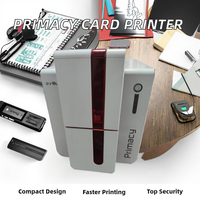 Impresora de Tarjetas de Plástico Primacy P1, Impresión de Borde a Borde, Máquina para Hacer Tarjetas de Identificación Térmicas con Función de Codificación CN/GUA
