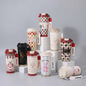 Geïsoleerde thermosbeker van 316 roestvrij staal, 16 oz, met opdruk, voor warme en koude dranken, met deksel en rietje, ideaal als kerstcadeau - Product Image 5