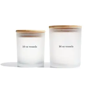 Custom 8 Oz 10 Oz 14 Oz Hot Sale Empty Wholesale Candle Jars for Candle  Making Frosted Black Candle Containers with Lids - China Glass Candle Jar  with Lid and Candle Vessel