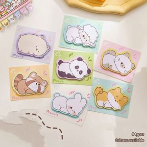 Cute Animal Shaped Self-Adhesive <b>Sticky</b> Notes Creative Memo Pads Index <b>Tabs</b> for Recording Reminders Essential Office School - Product Image 6