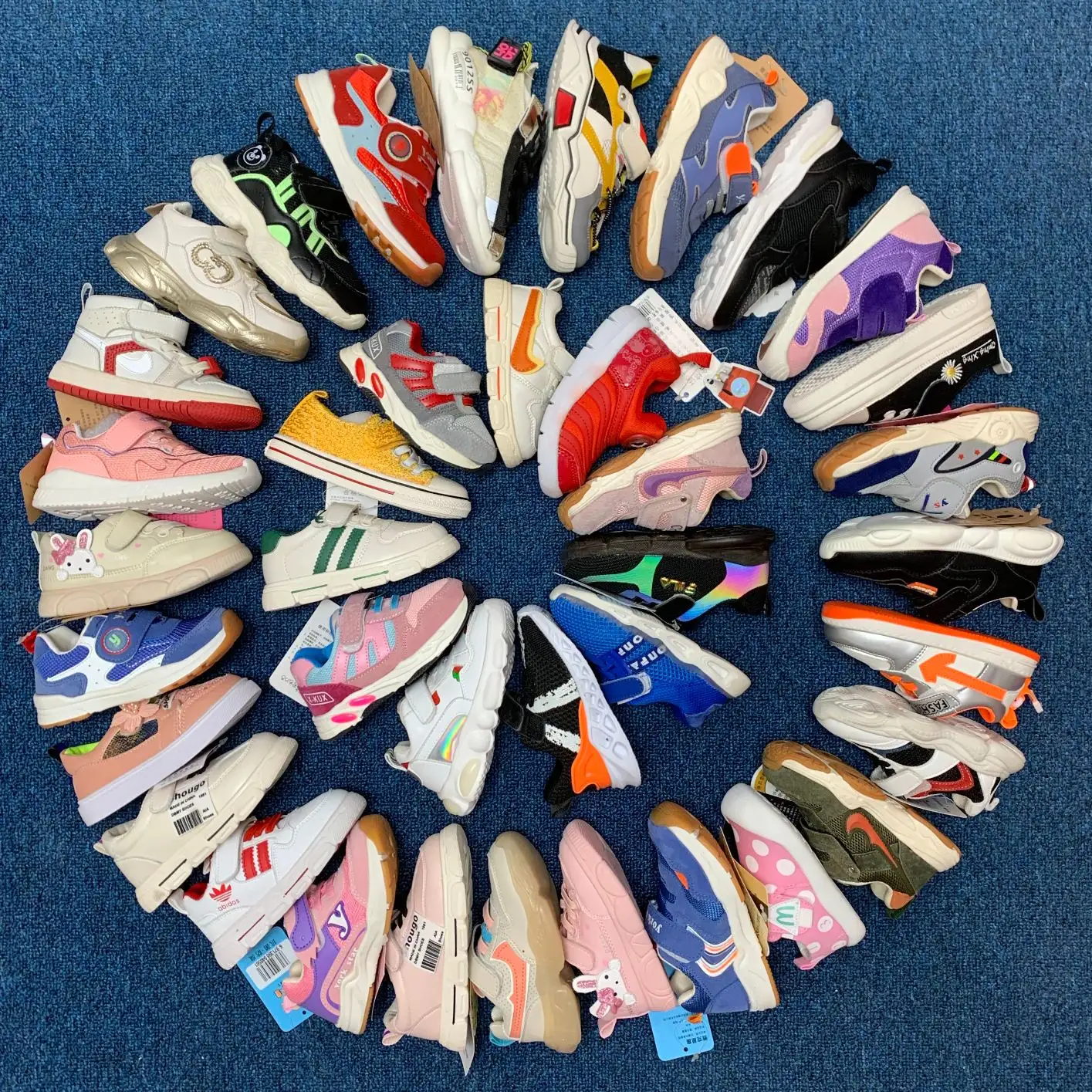 K10251 Hot sale Kid Designer Sneaker Casual Wholesale Boys Girls Running Sport Children's Shoes 2022