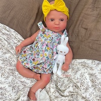 Poupée Bébé en Silicone Corps Entier de 50 cm avec Veines Peintes, Teint de Peau Varié, Nouveau-né Réaliste pour Collection d'Art et Présentation