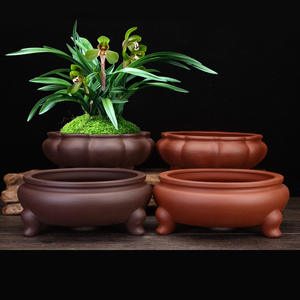 <span class=keywords><strong>Pot</strong></span> en argile violette Yixing, <span class=keywords><strong>pot</strong></span> à fleurs créatif en céramique, <span class=keywords><strong>grand</strong></span> <span class=keywords><strong>pot</strong></span> <span class=keywords><strong>de</strong></span> bureau, idéal pour plantes, bonsaïs, orchidées papillon, vente en gros - Product Image 1