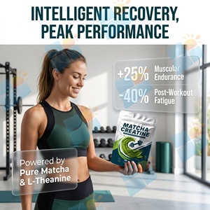 Fabricante <span class=keywords><strong>de</strong></span> Empaques a Granel con Fórmula Personalizada <span class=keywords><strong>de</strong></span> Mezcla <span class=keywords><strong>de</strong></span> Creatina y Matcha para Nutrición Deportiva, Marca Privada OEM ODM - Product Image 4