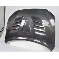 Capot moteur en fibre de carbone véritable pour Mitsubishi Lancer EX ES 2008-2016, style V, couvercle de moteur, pièces automobiles