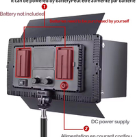 Vente flash U600 Éclairage photographique LED RVB à luminosité réglable Équipement vidéo Équipement de studio Lumière pour vidéo