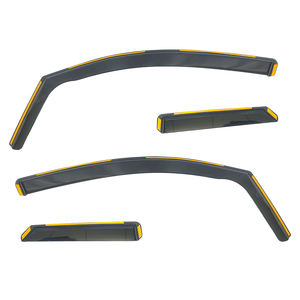 แผ่นบังฝนในช่องประตูสำหรับรถยนต์ TOYOTA <span class=keywords><strong>CHR</strong></span>(AX20) ปี 2023+ แผ่นกันลมภายใน 4 ประตู ช่องระบายอากาศ แผ่นบังลม - Product Image 3