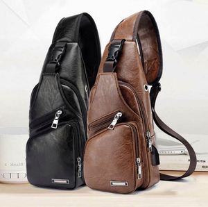 Muestra Gratis, Bolso Bandolera de PU Personalizado con Carga USB, Gran Capacidad, Estilo Casual y Moderno - Product Image 1