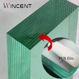 Film acoustique PVB WINCENT transparent comme du cristal pour verre feuilleté insonorisant architectural - Product Image 1