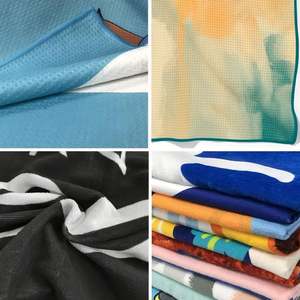 Serviette de plage personnalisée en coton 100% imprimée sur mesure, douce, très absorbante, surdimensionnée, avec un design imprimé intégral de dessins animés mignons - Product Image 3