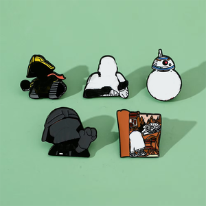 Europe and the US Film <strong>Star</strong> Cartoon Characters Metal Badge Robot Alloys Lapel Pin - Product Image 1